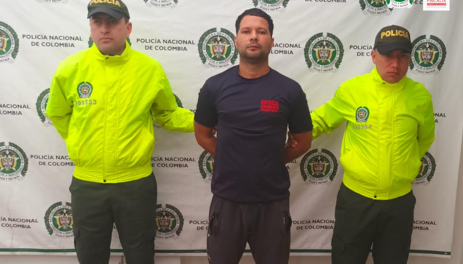 Eliézer Gabriel Giménez Guedez, capturado