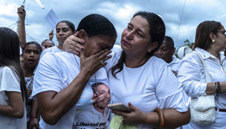 Familiares del padre de Luis Díaz.