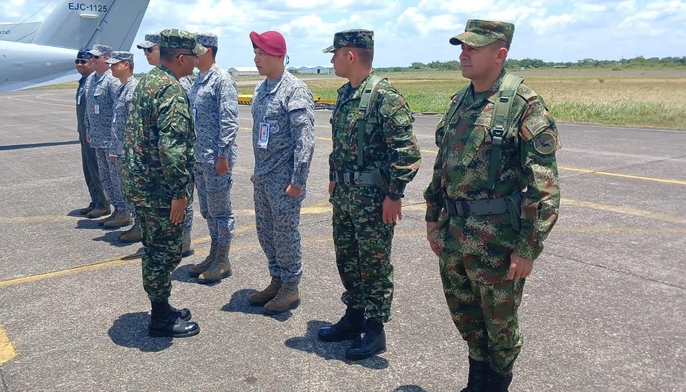 Revisión de los dispositivos de seguridad y tropas desplegadas en Villavicencio, Meta.