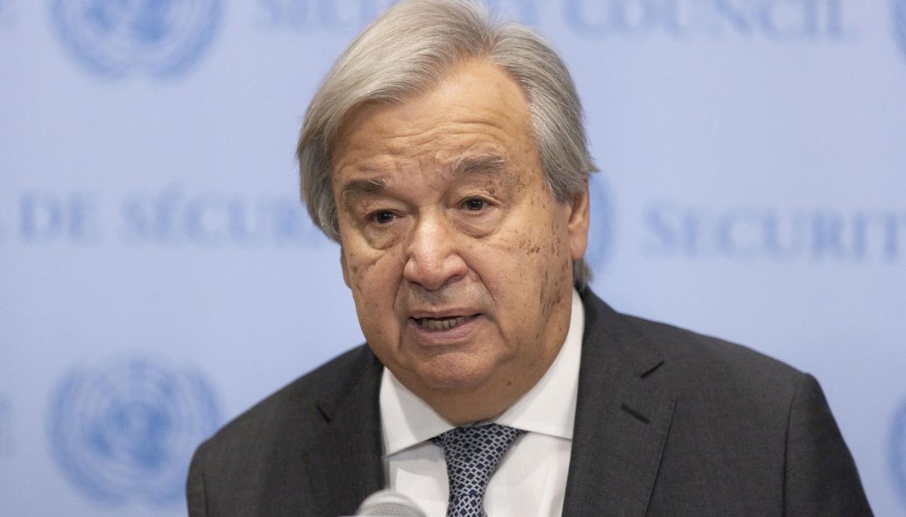 El secretario general de Naciones Unidas, António Guterres.