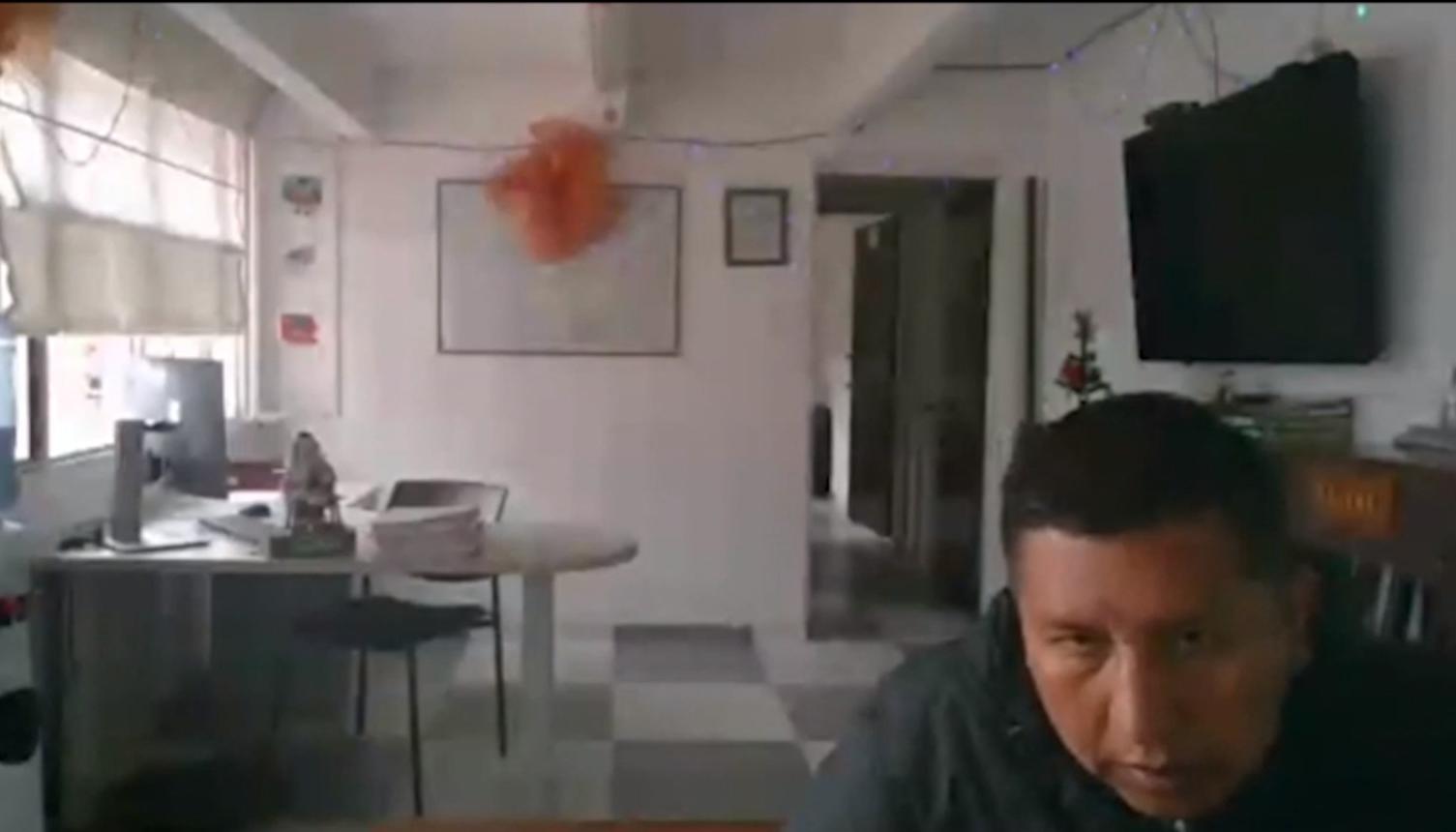 El intendente Alfonso Quinchanegua Quinchanegua.