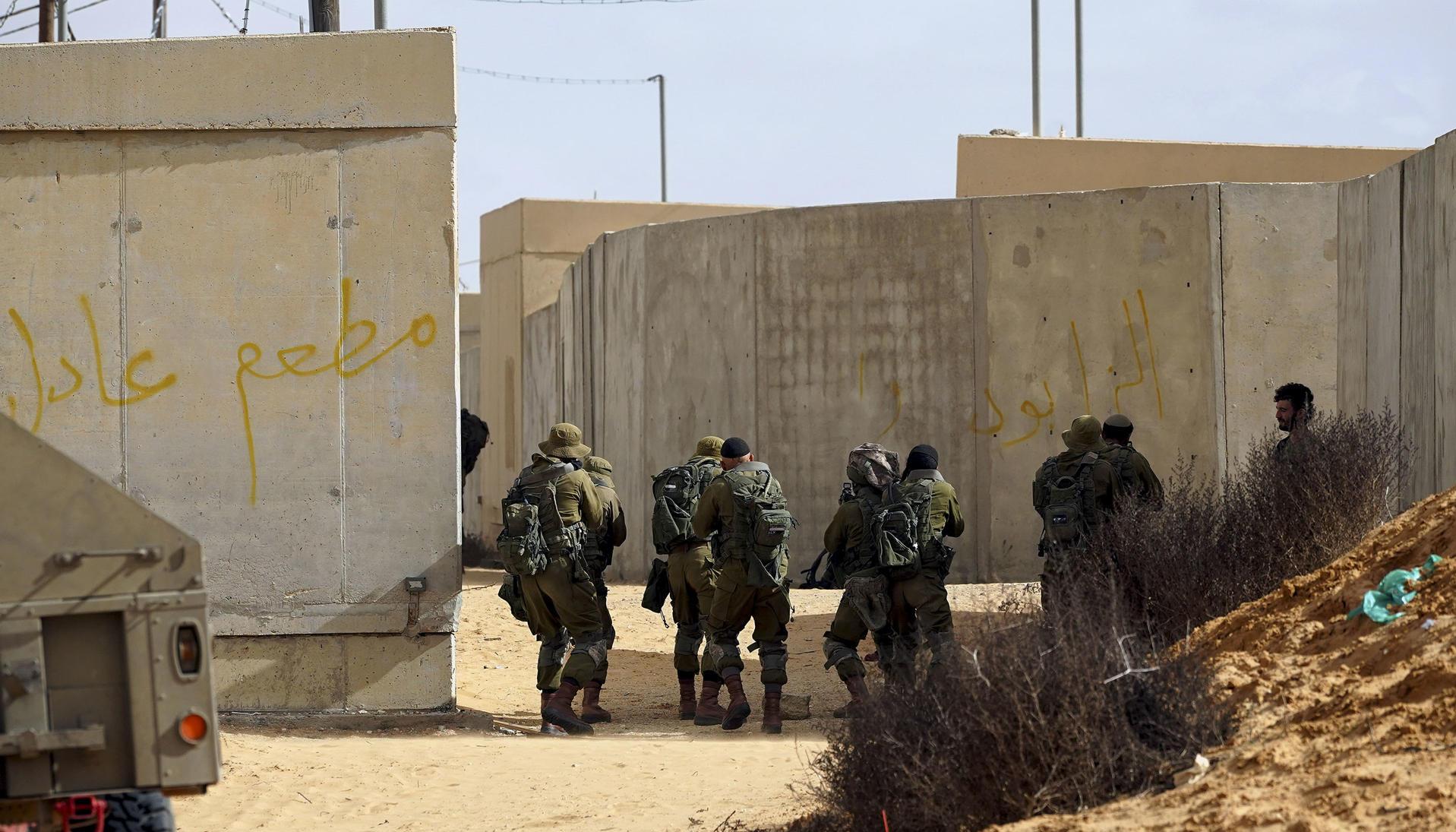 Entrenamientos del ejército israelí pese a la tregua.