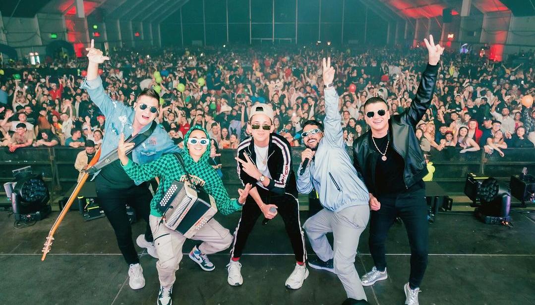 Agrupación vallenata 'La banda del 5'.