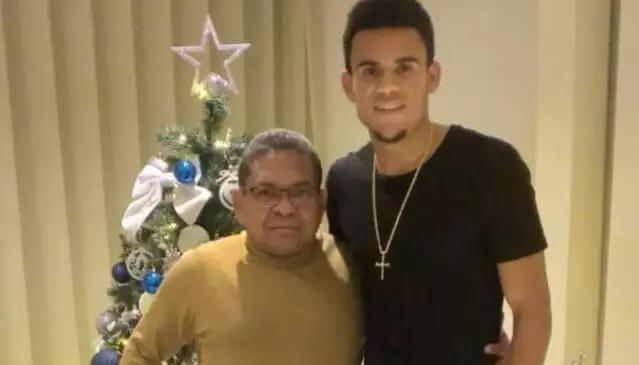 Luis Manuel y su hijo Luis Díaz.