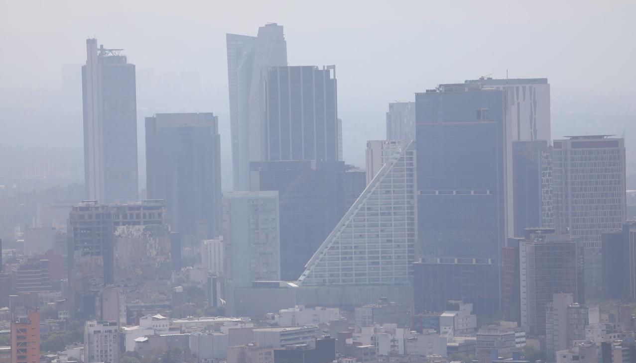Imagen de la contaminación en Ciudad de México.