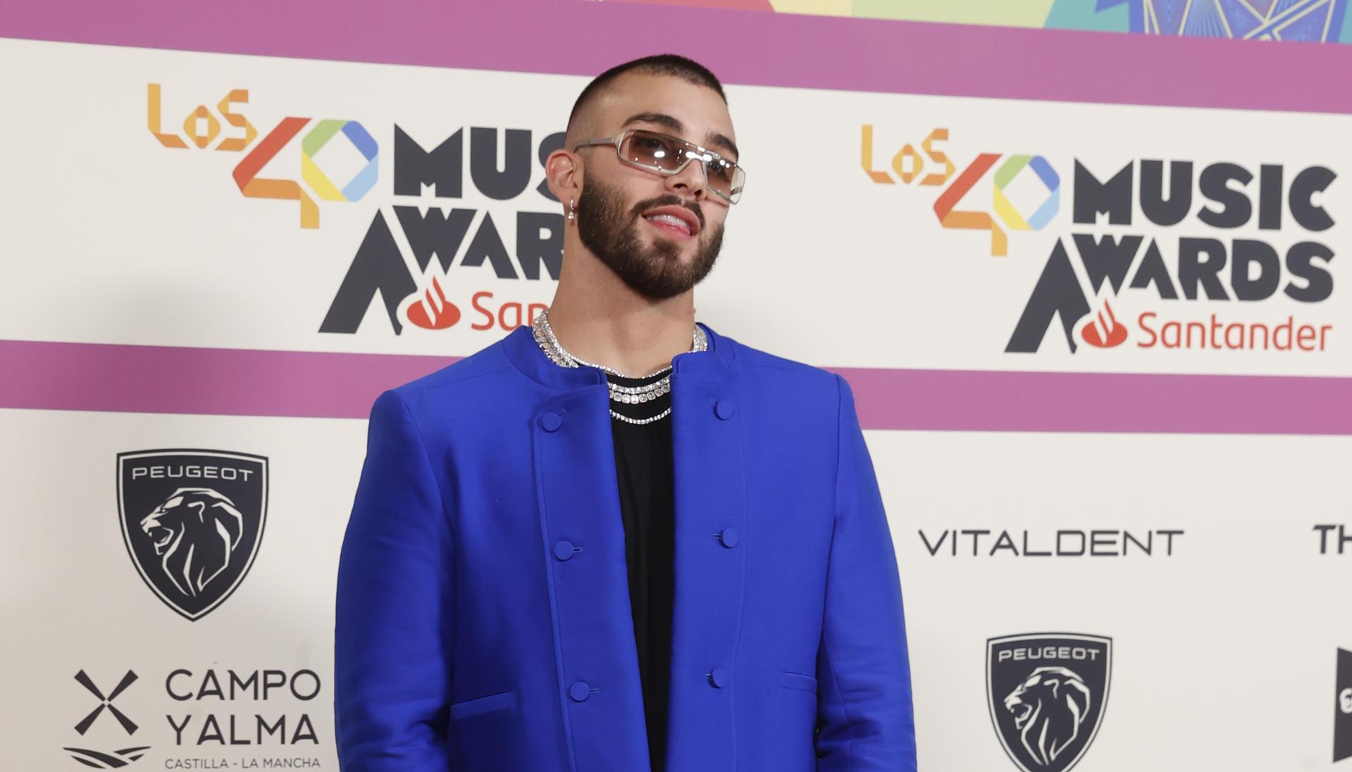 El cantante monteriano Manuel Turizo en la gala.