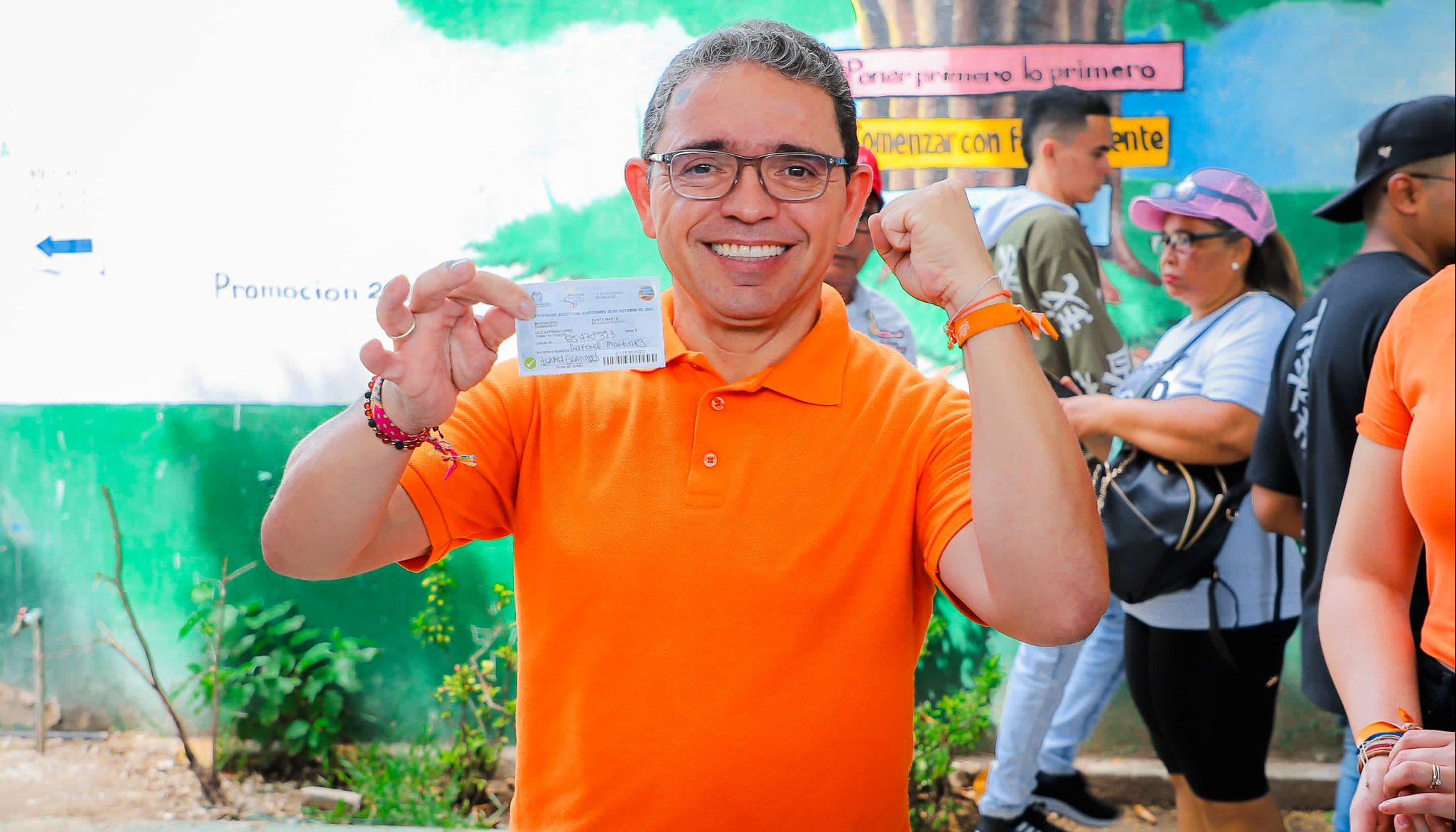 El gobernador electo del Magdalena, Rafael Martínez.