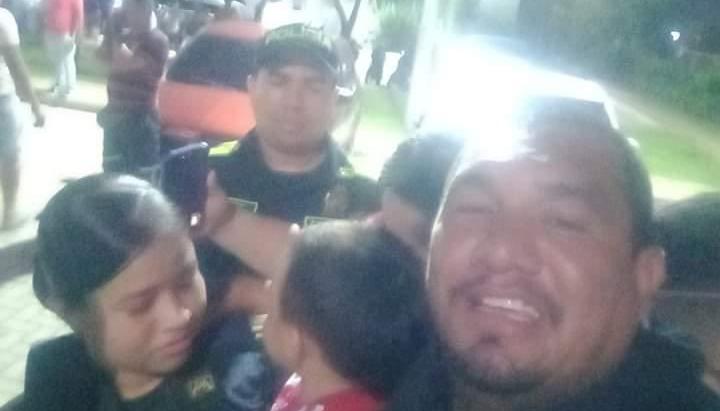 Imagen del rescate del menor.