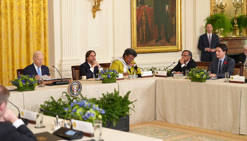 La cumbre de la APEP liderada por el presidente Joe Biden. 