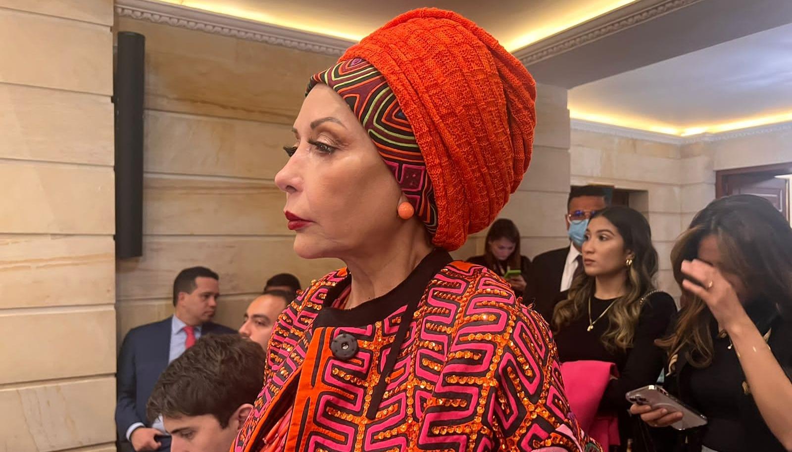 La senadora Piedad Córdoba.