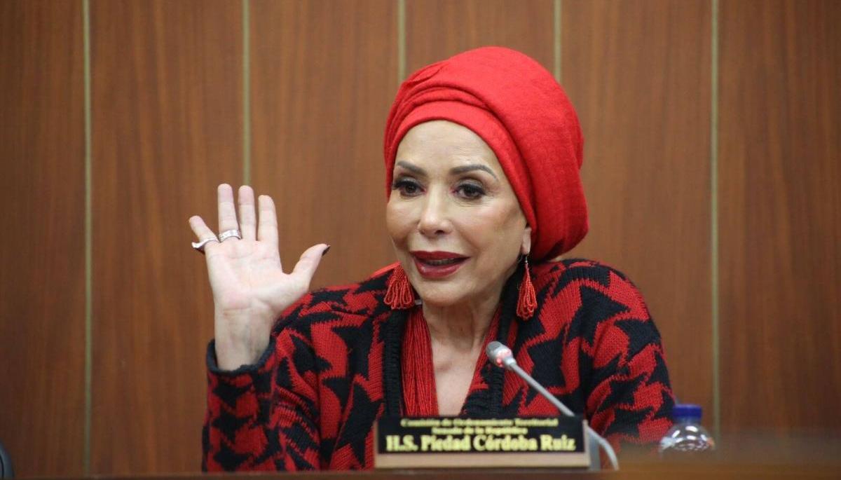 La senadora Piedad Córdoba.