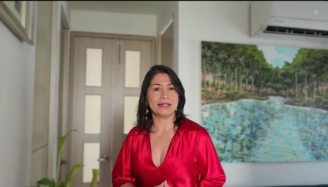 La presidenta de Acopi, Rosmery Quintero.