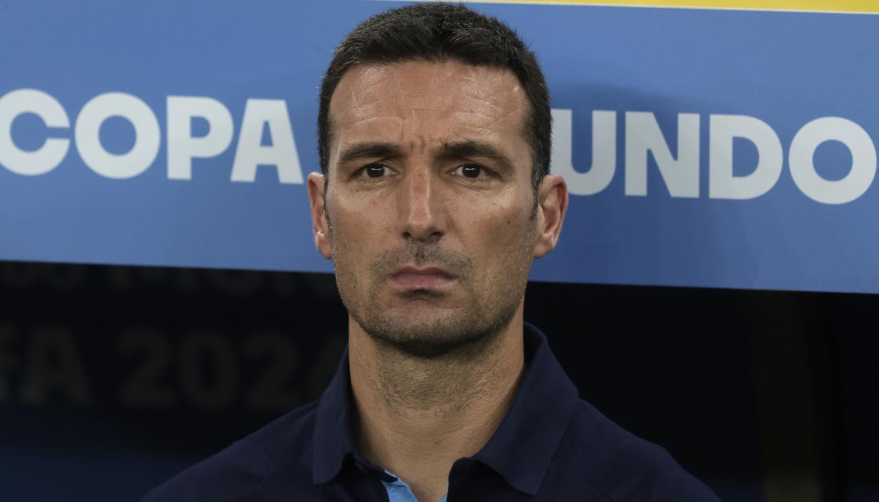 El técnico de la selección Argentina, Lionel Scaloni.