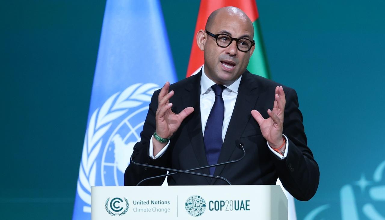 El secretario ejecutivo de Cambio Climático de la ONU, Simon Stiell.