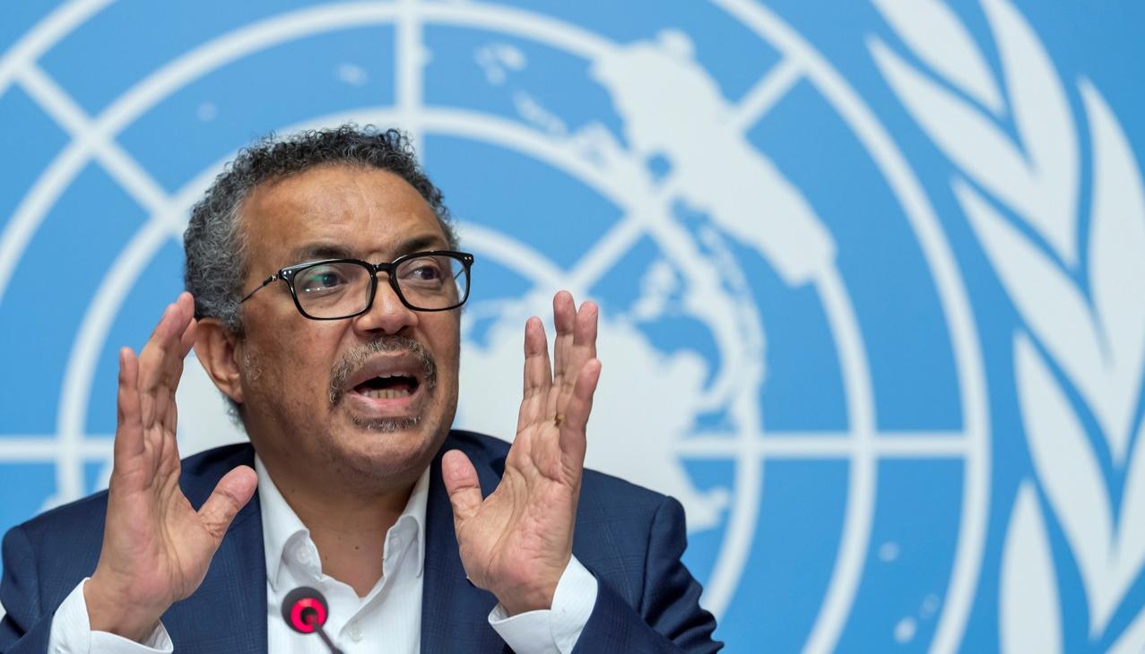 El director general de la OMS, Tedros Adhanom Ghebreyesus.