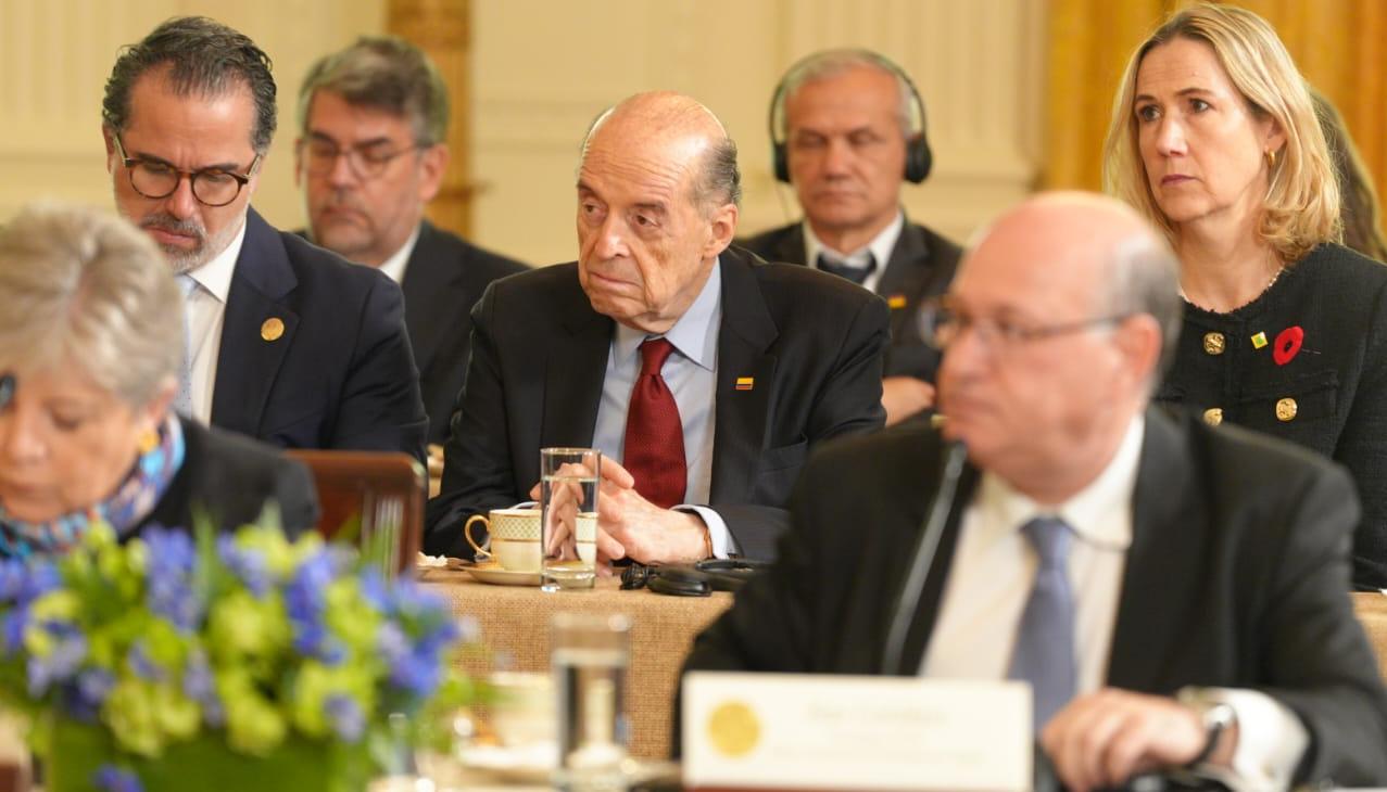  El canciller de Colombia, Álvaro Leyva, en la reciente Cumbre de la Alianza para la Prosperidad Económica en las Américas en EE.UU.