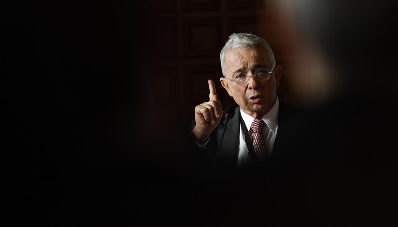 Álvaro Uribe Vélez, expresidente de Colombia. 