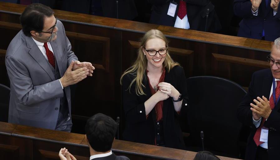 Imagen de archivo de Beatriz Hevia, presidenta del Consejo Constitución de Chile