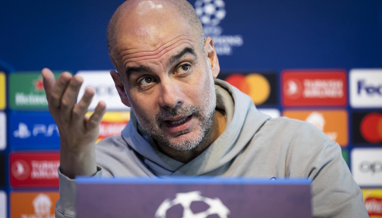 Pep Guardiola, entrenador del Manchester City. 