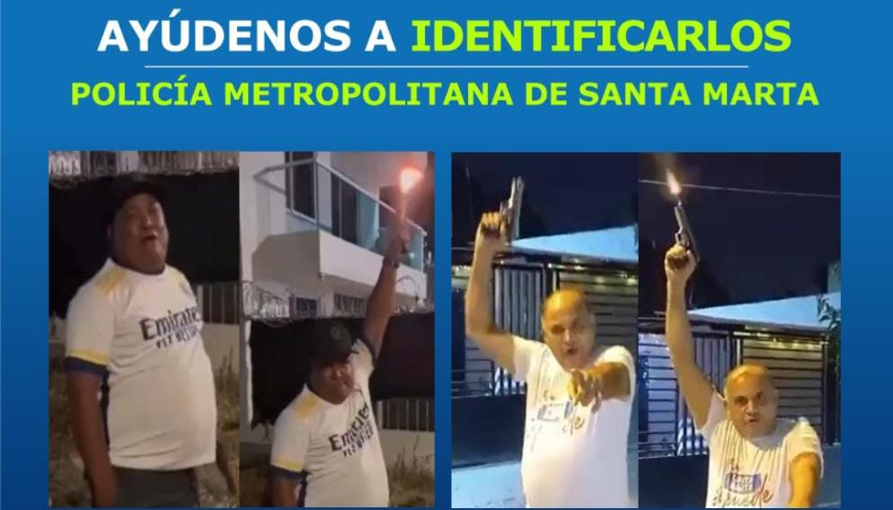 Comunicado entregado por la Policía Metropolitana de Santa Marta.