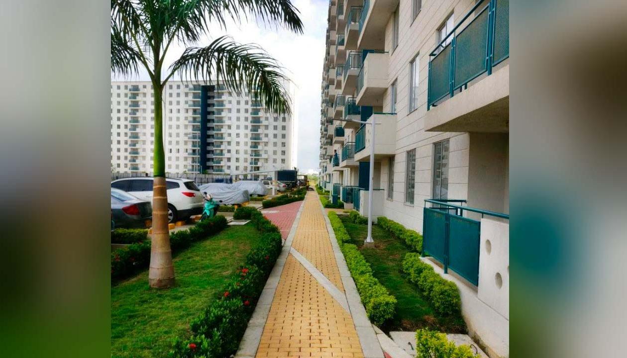 Conjunto residencial Terrazas de Calicanto desde donde cayó el menor de cinco años