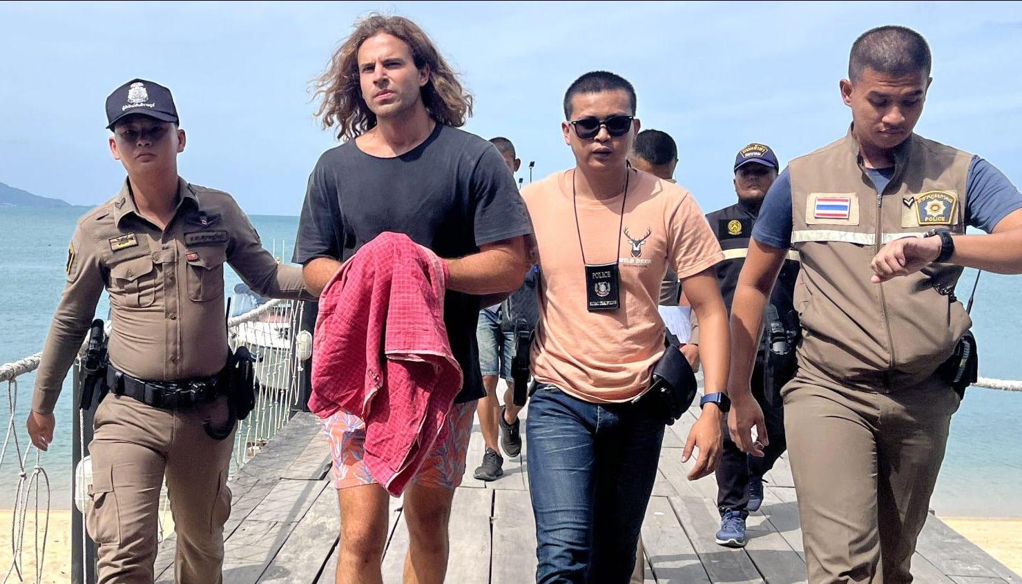 El español Daniel Sancho, acusado del asesinato del colombiano Edwin Arrieta