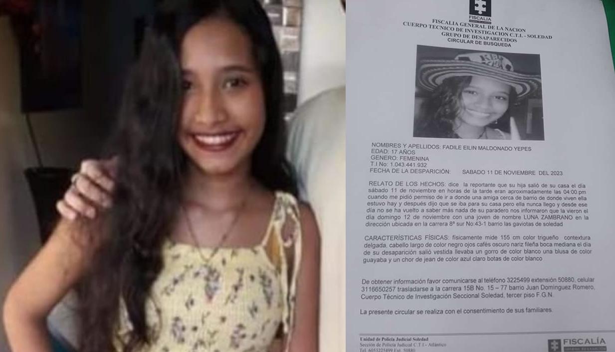 Menor desaparecida