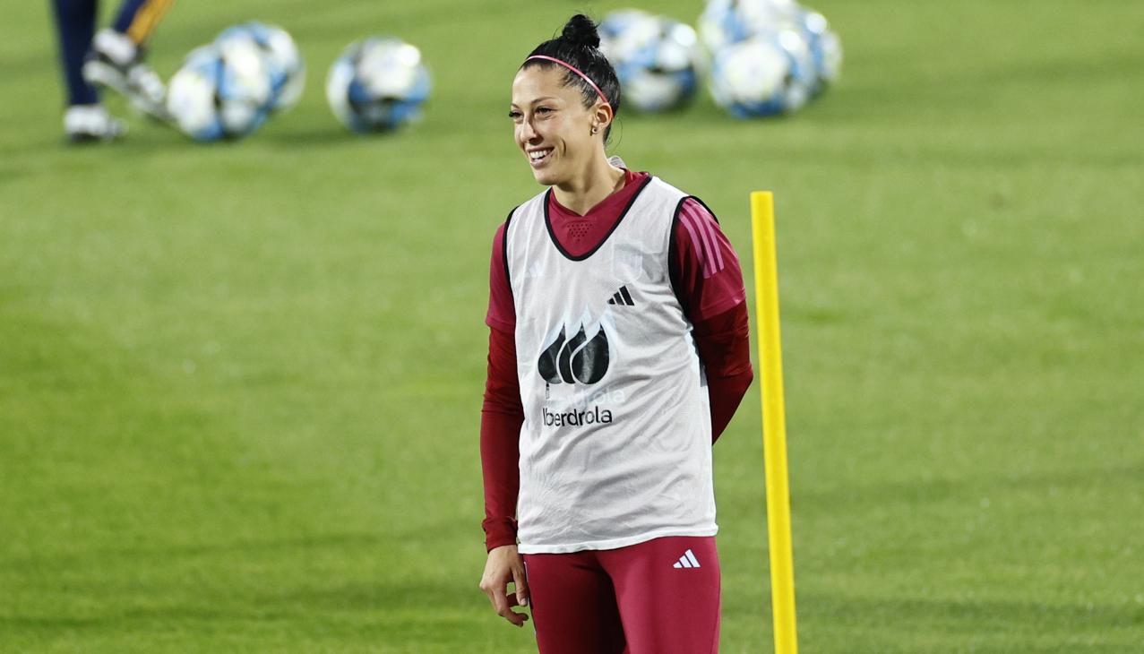 Jenni Hermoso, jugadora de la selección española de fútbol.