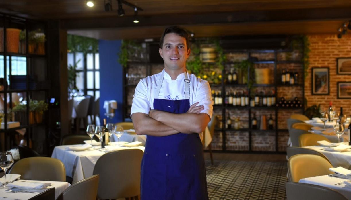 Juan Camilo Benedetti, chef propietario de Amalfi Cucina en Barranquilla