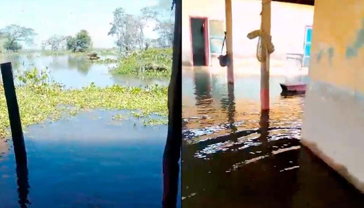 Las inundaciones afectan a cinco poblaciones de La Mojana