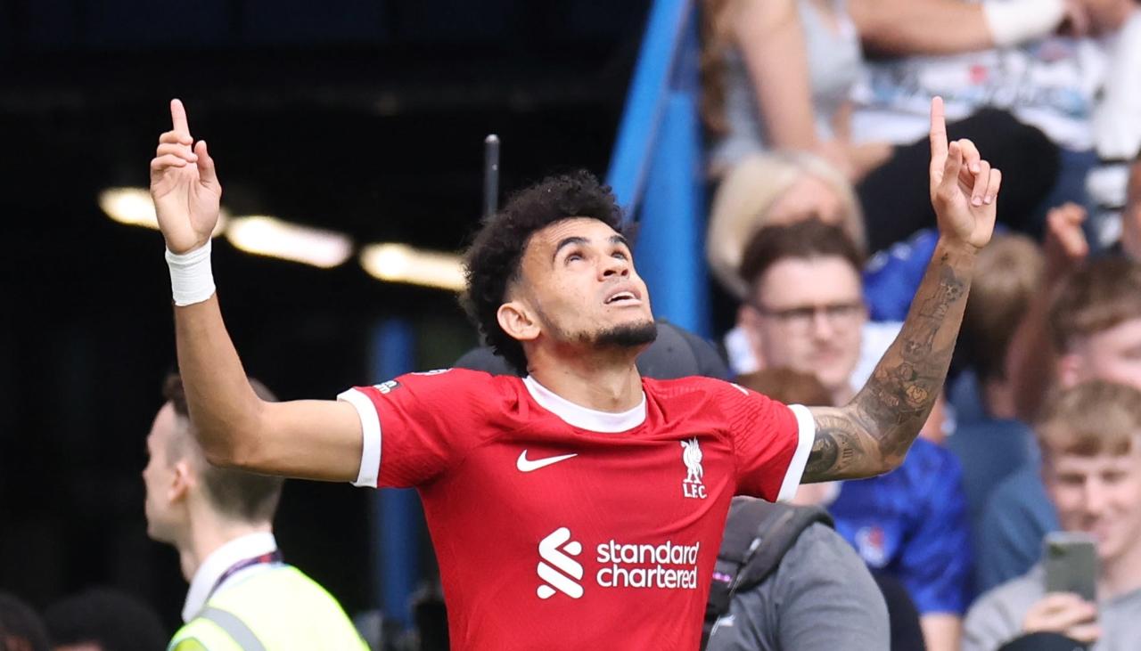 Luis Díaz se perdió los dos últimos partidos del Liverpool.