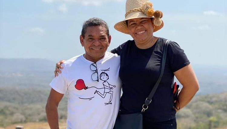 Luis Manuel Díaz y su esposa Cilenis Marulanda.