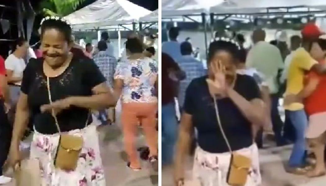 Carmen Esther Gamarra paró de bailar y tomó aire. Luego se desplomó