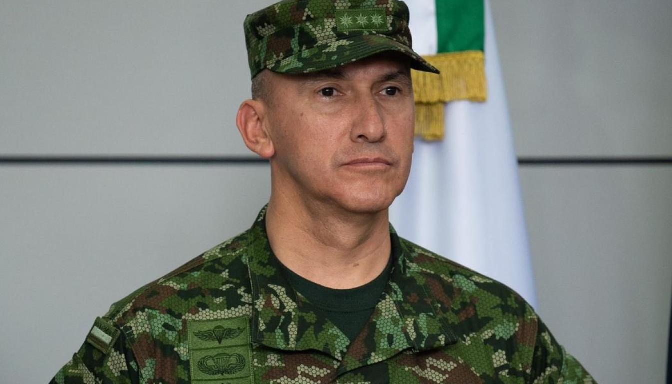 General Luis Mauricio, comandante del Ejército.