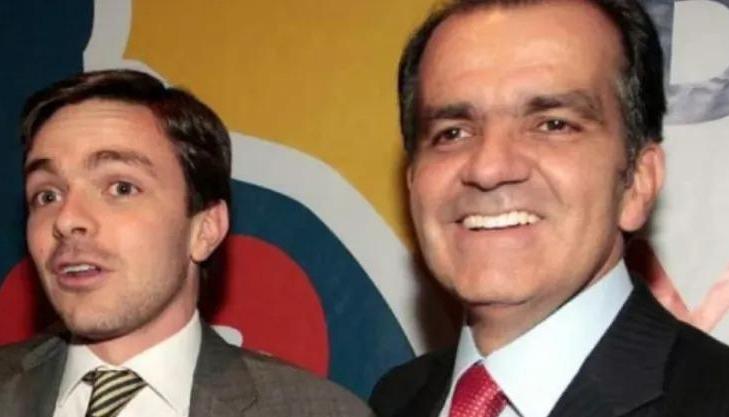 El excandidato presidencial Óscar Iván Zuluaga  y su hijo David Zuluaga Martínez