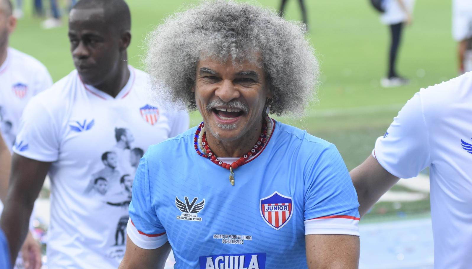 Carlos 'Pibe' Valderrama, exfutbolista colombiano. 