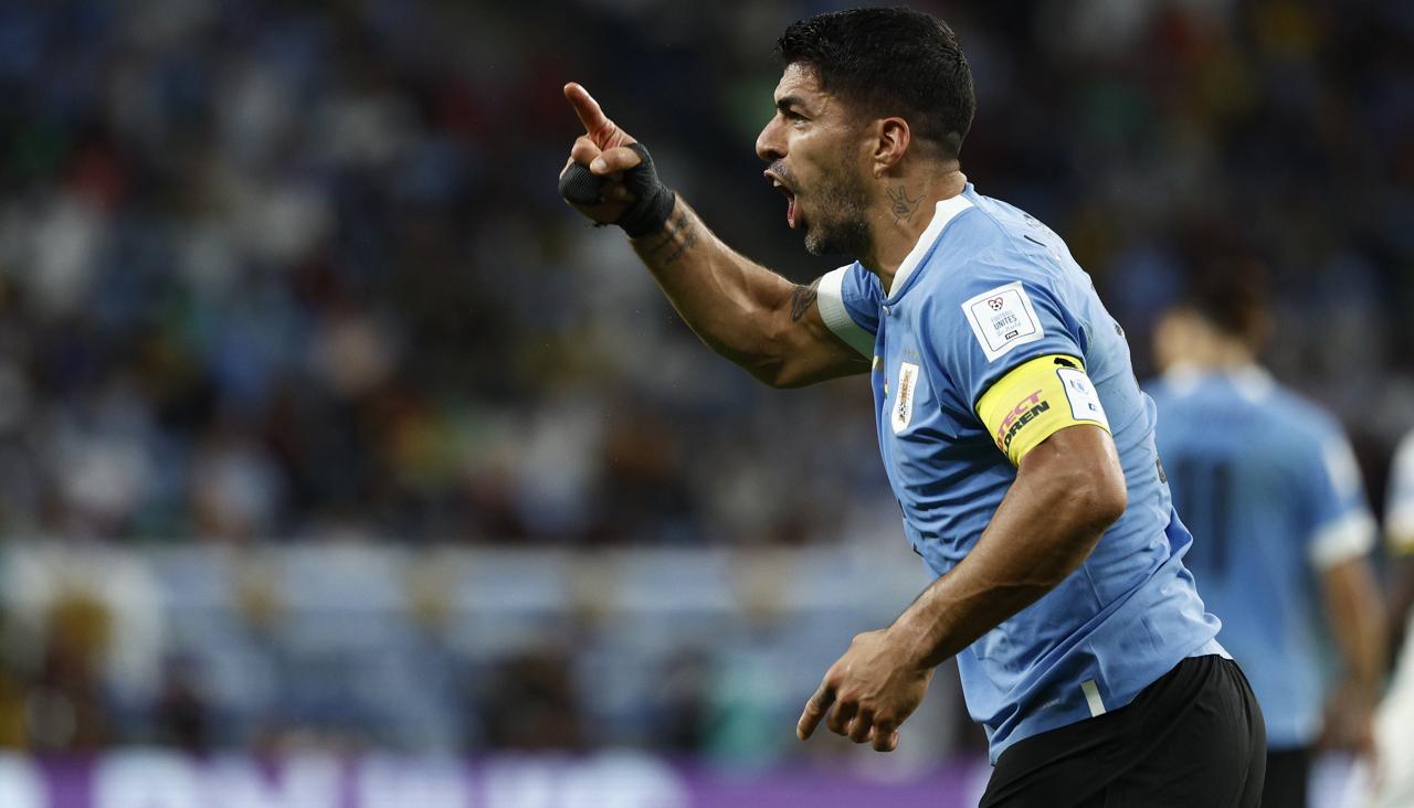 Luis Suárez, delantero de la selección uruguaya. 
