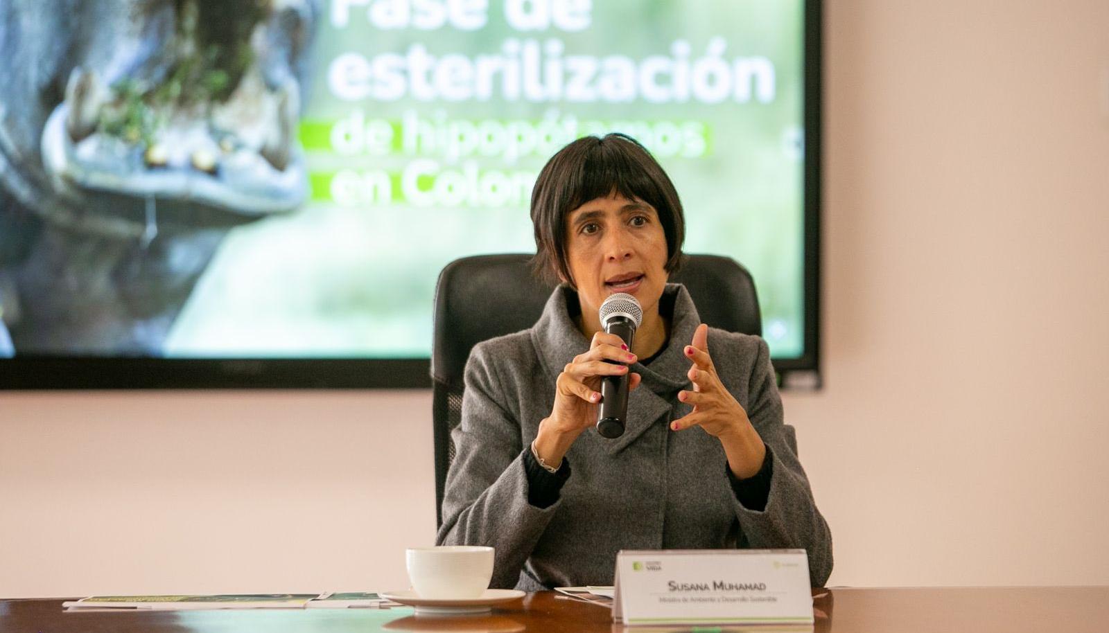 Susana Muhamad, ministra de Medio Ambiente