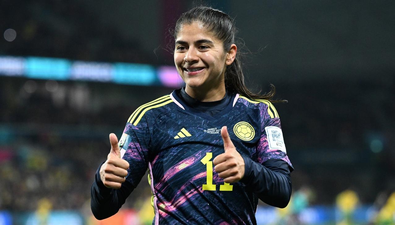 Catalina Usme, capitana de la Selección Colombia femenina. 