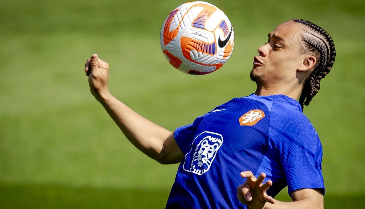 Xavi Simons enfrentará este martes, con el Leipzig, al Manchester City. 