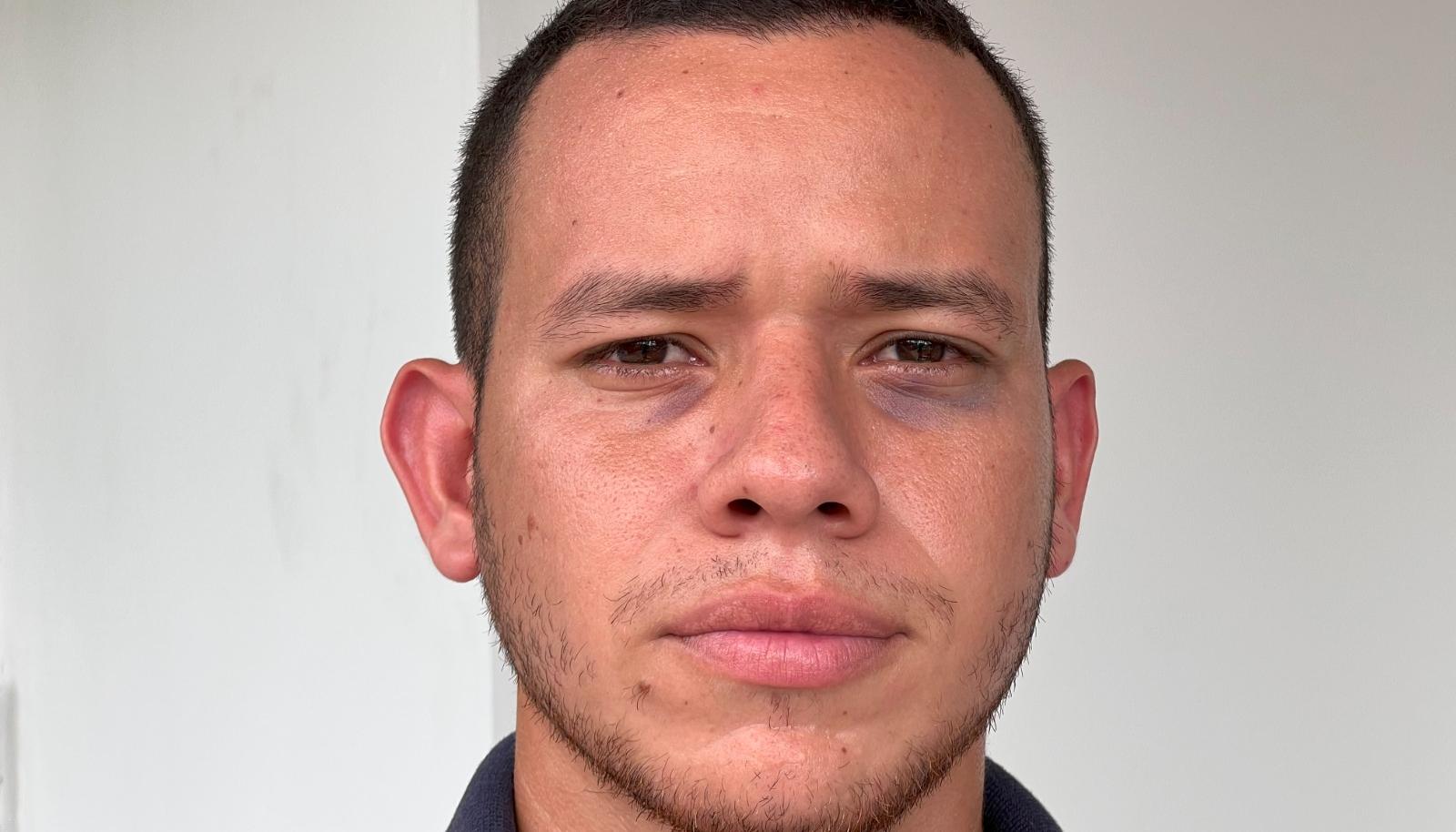 Brandon Alandete aún no ha podido regresar a trabajar. 
