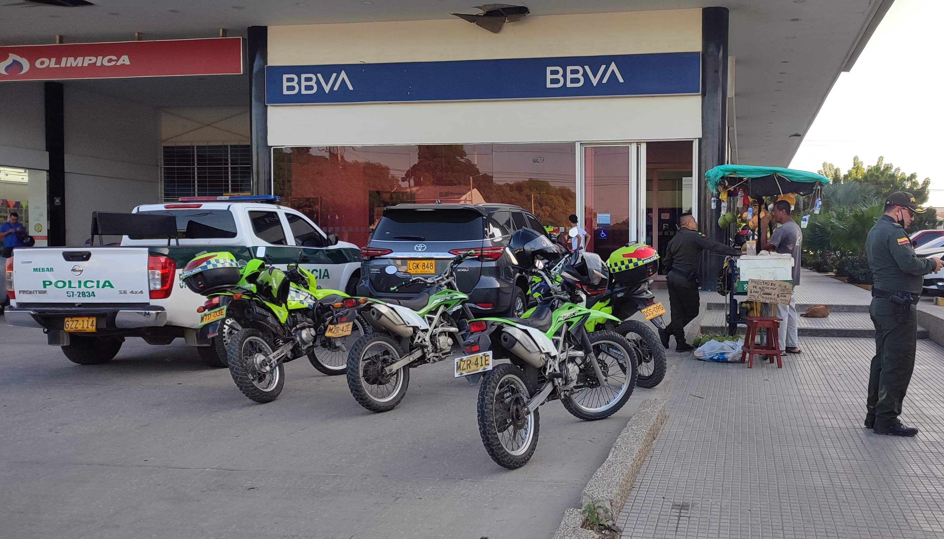 ‘Taquillazo’ en banco BBVA.