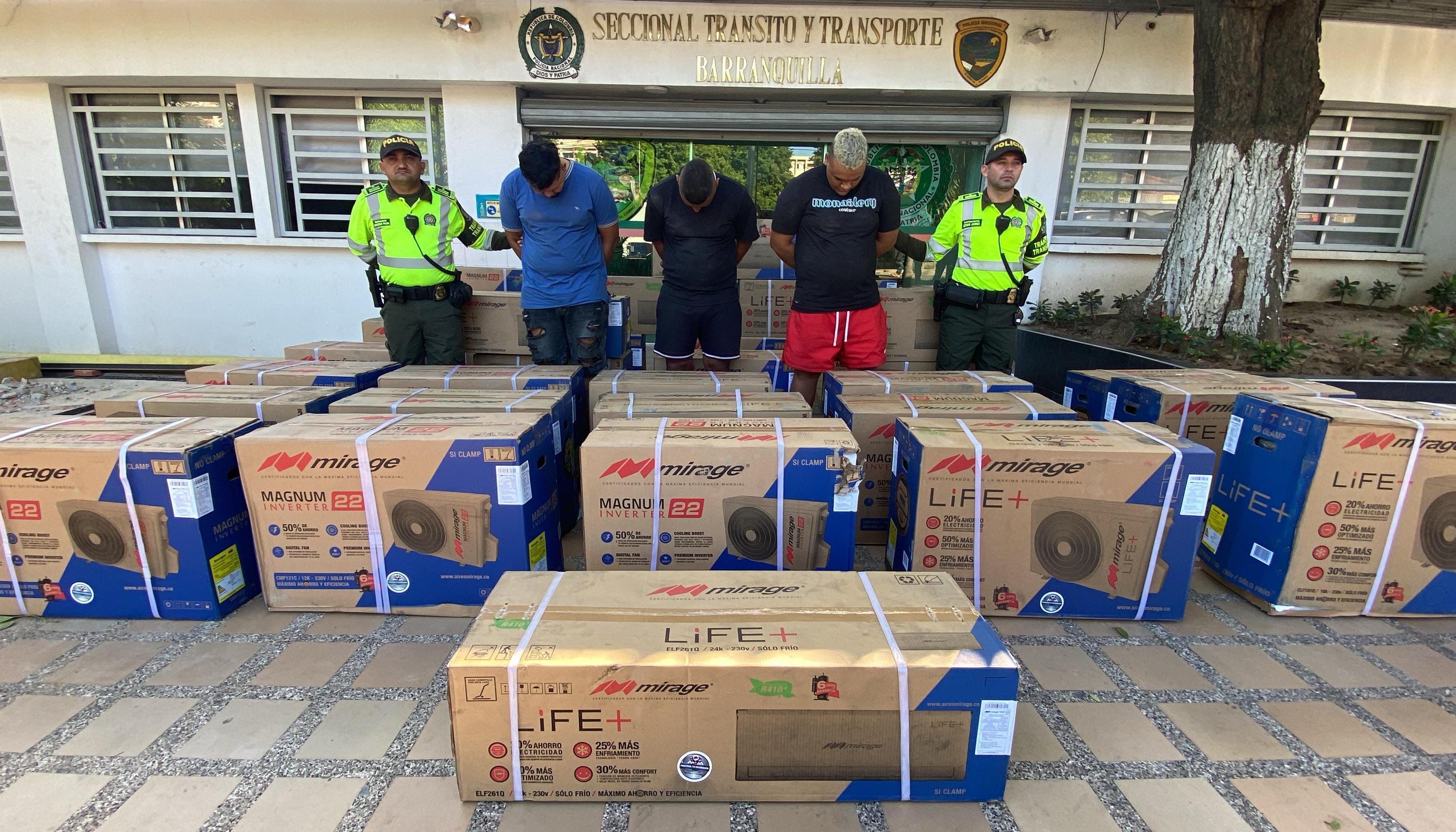 Aires acondicionados recuperados en Barranquilla