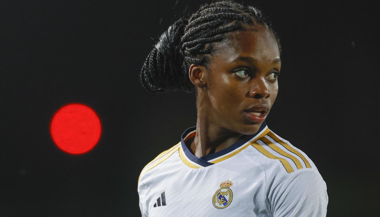 Linda Caicedo, delantera colombiana del Real Madrid. 