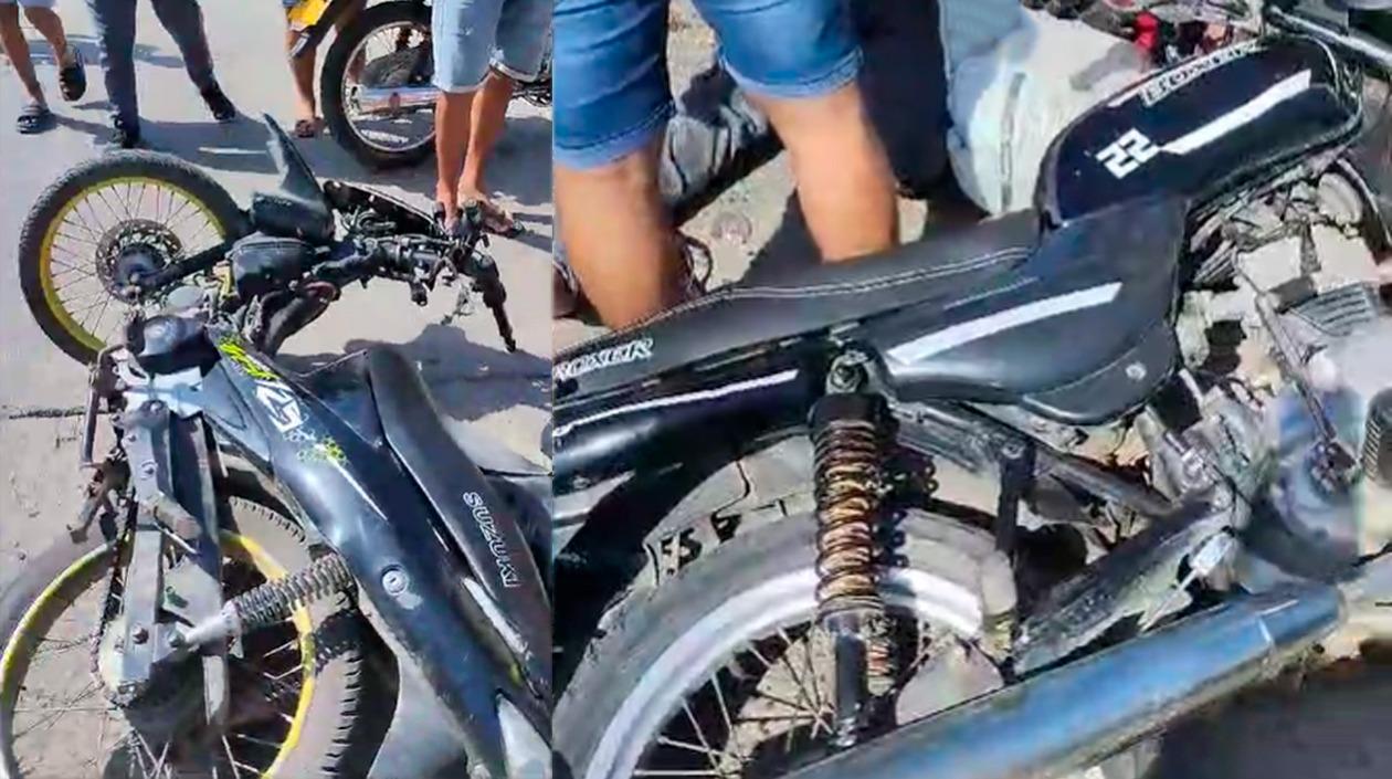 Accidente de tránsito en Sabanalarga.