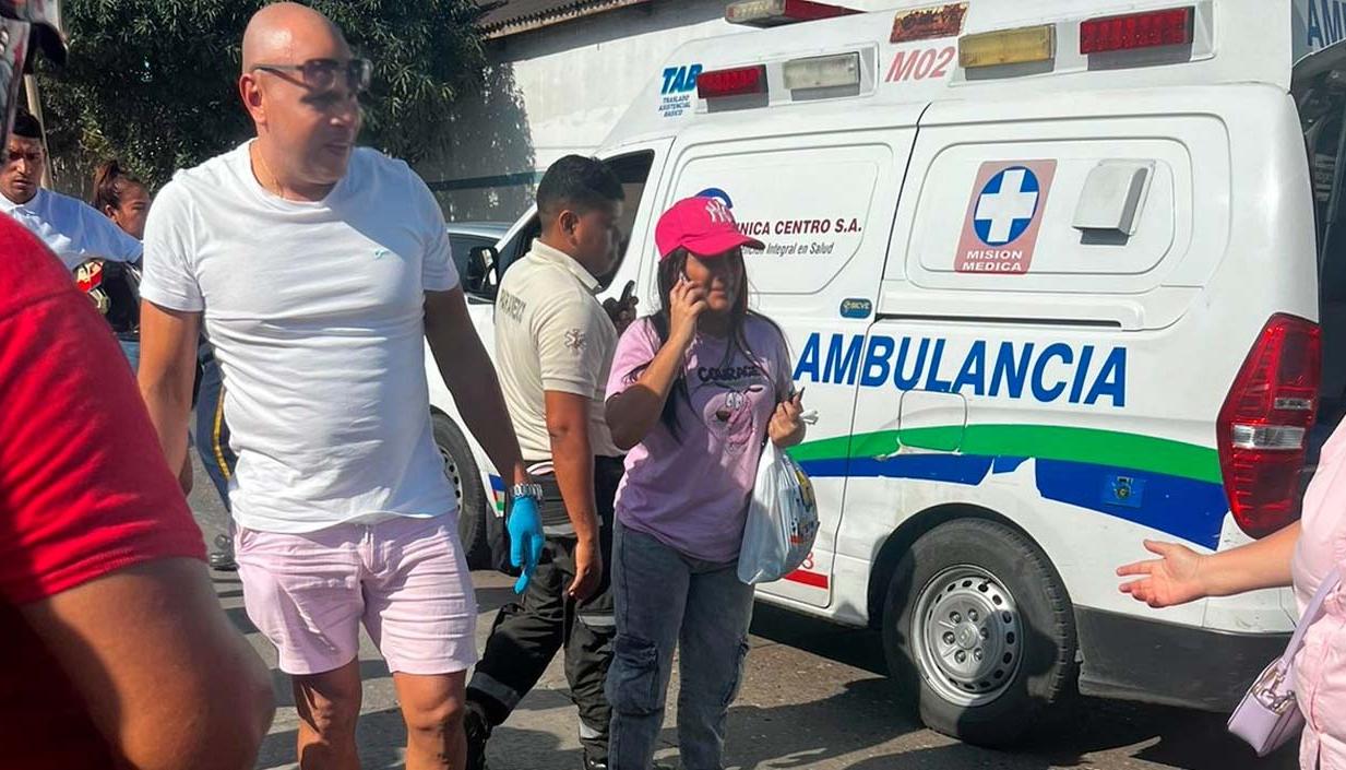 Accidente de tránsito en la Vía 40.