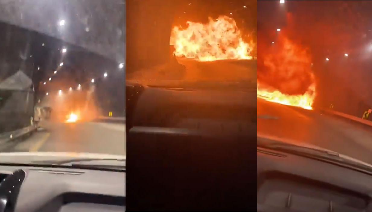 Accidente en la Vía al Llano. 