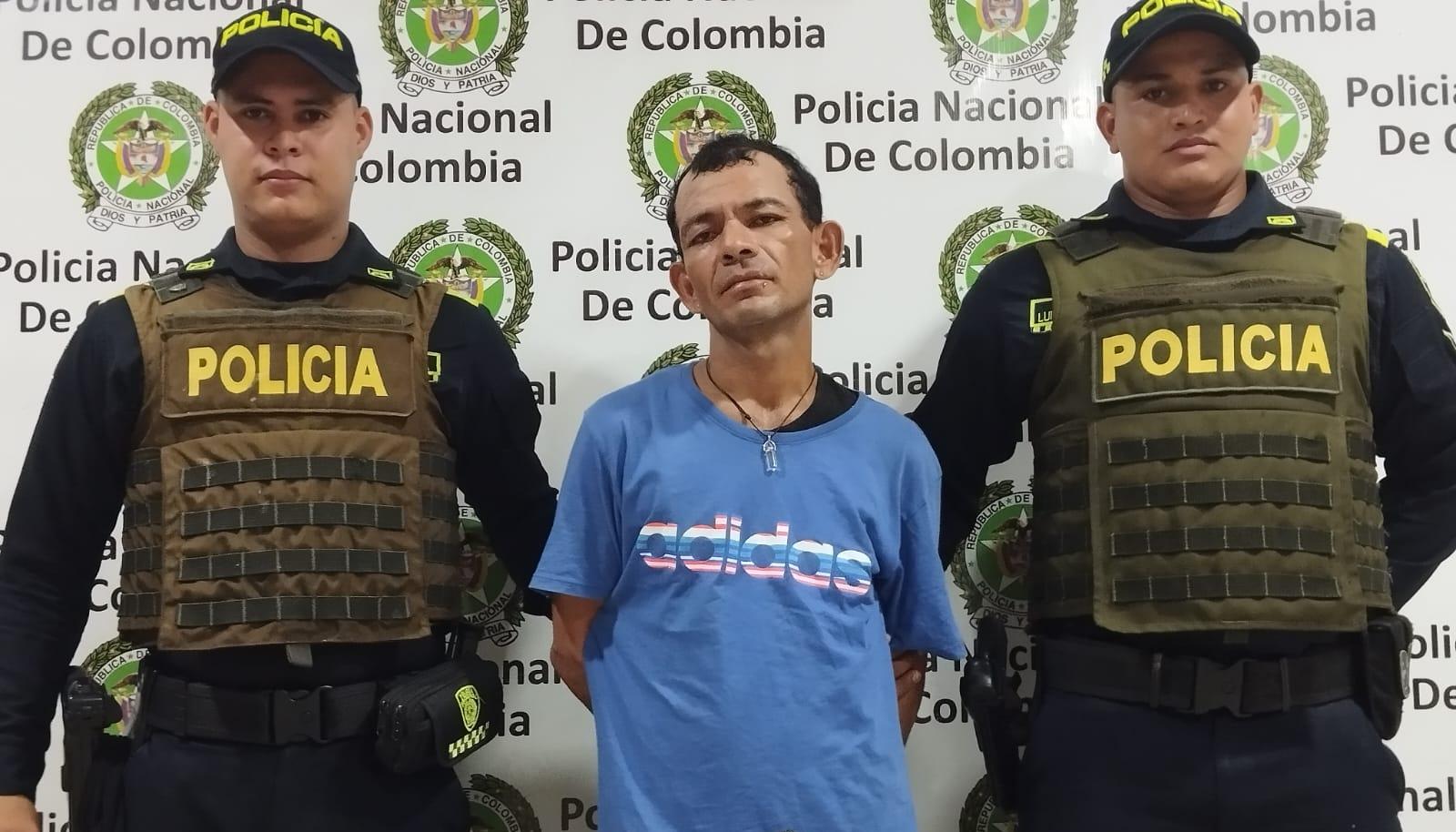 Alexander San Juan, hombre capturado.