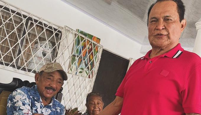Alfredo Gutiérrez junto a Lisandro Meza. 