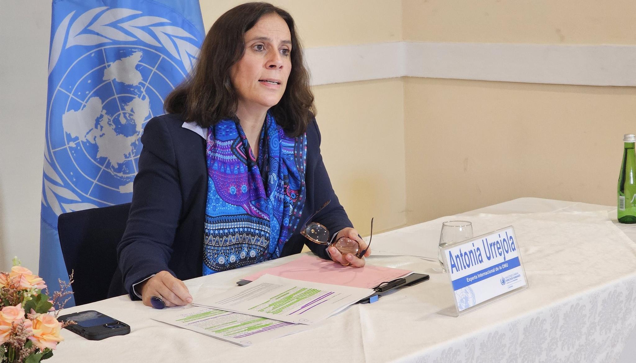 Antonia Urrejola, experta en Derechos Humanos de la ONU 